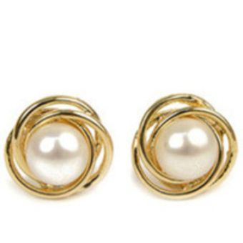 Серьги и пусеты в позолоте