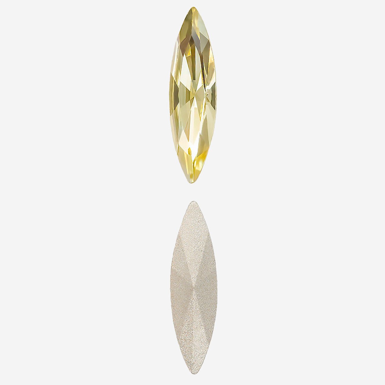 Кристалл Маркиз (Marquise Fancy Stone), оттенок "Лимонад"/"Jonquel", 15*4мм