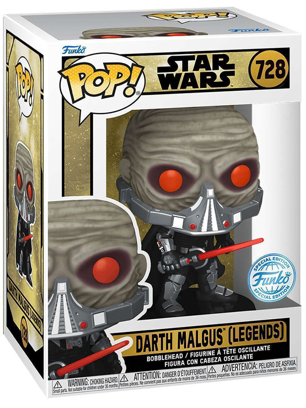 Фигурка Funko POP! Bobble Star Wars Gaming Greats Darth Malgus (Legends) (Exc) (728) 81943