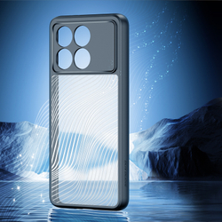 Тонкий чехол с мягкими рамками от Dux Ducis для смартфона Xiaomi Poco F6 Pro, серия Aimo Series Case