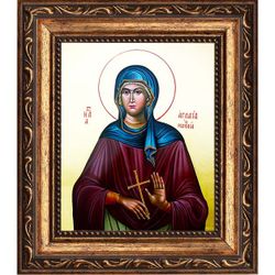 Аглаида Римская праведная. Икона на холсте.