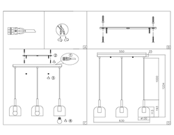 Ambrella Светильник подвесной Loft TR97118