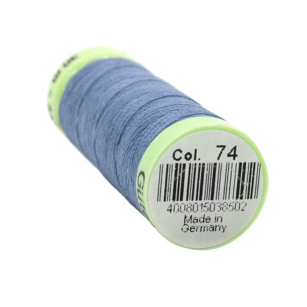 Нитки отделочные Gutermann Top Stitch 30 (30 метров), 5 кат. | 074 сиренево-джинсовый