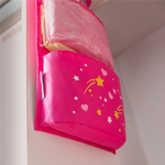 Кармашки для детского сада, на липучке. Балерина с объёмной юбкой