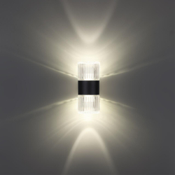 359292 STREET NT24 720 черный Светильник ландшафтный настенный IP65 LED 14W 4000K 175-265V ESTIMA