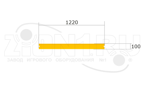 Планка индикатора бруска для отталкивания