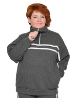 Толстовка с лампасами Дымка