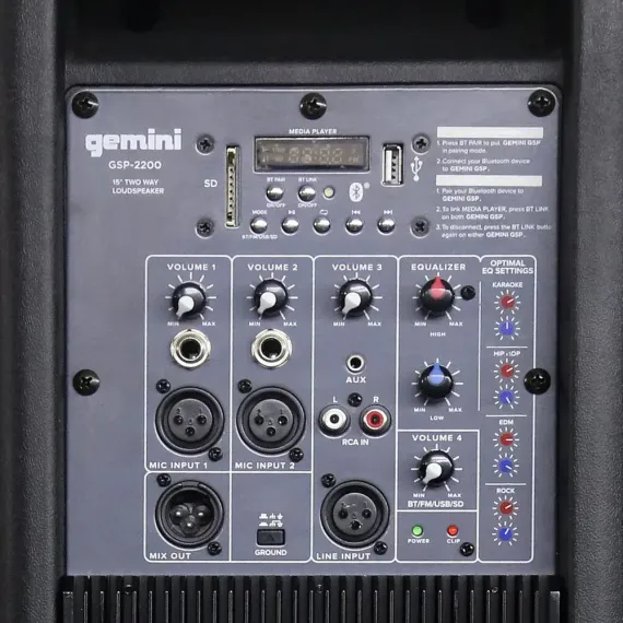 Gemini GSP-2200 Black