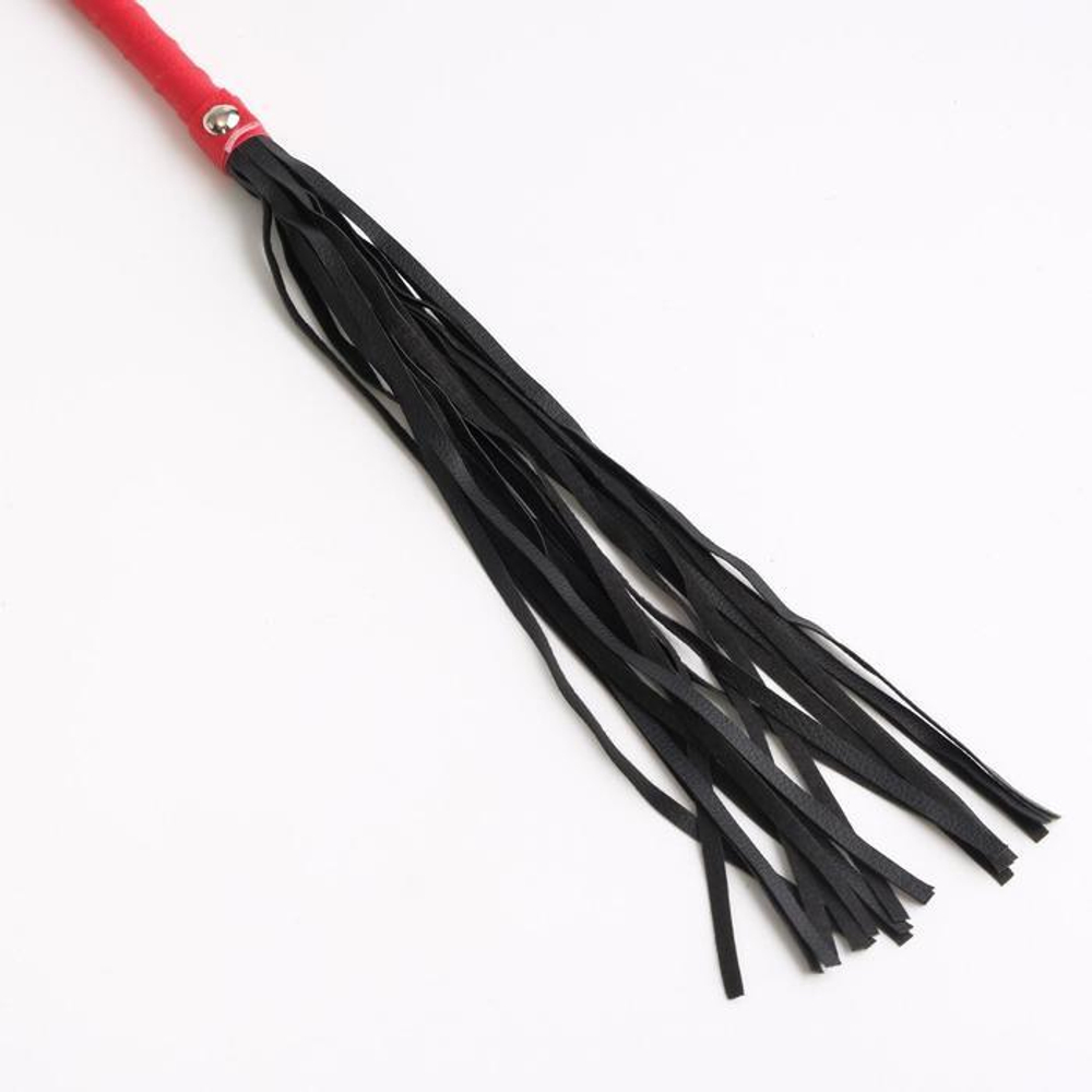 Черно-красный эротический набор из 7 предметов (Цвет: черный с красным)