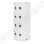 EM213/4Y - Четырехместная присоединительная плита для гидравлических распределителей и клапанов NG6 (аналог DR06/40)