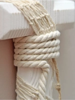 Декор на стену для интерьера "Якорь с канатом"