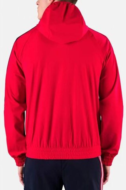 Мужская теннисная кофта Hydrogen Star FZ Hoodie - красный