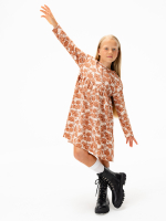 Платье оверсайз с длинным рукавом Mjölk Roses