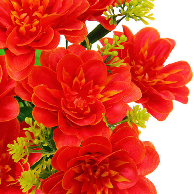 Искусственные цветы «Весеннее вдохновение» 40см 10 цветков красный цвет