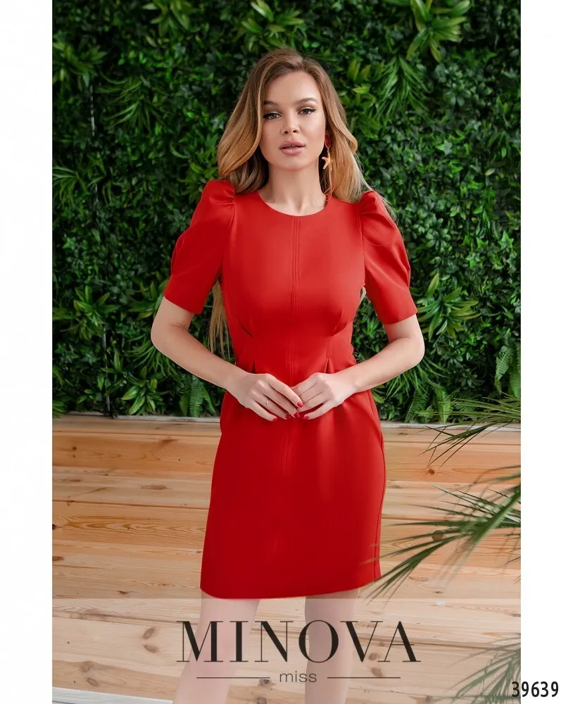 Платье 1066-красный Minova