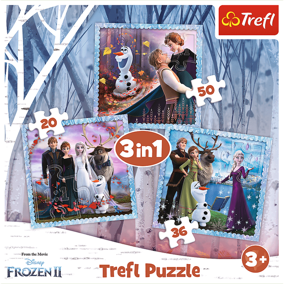 Puzzle &quot;3in1&quot; - The magical story / Disney Frozen 2