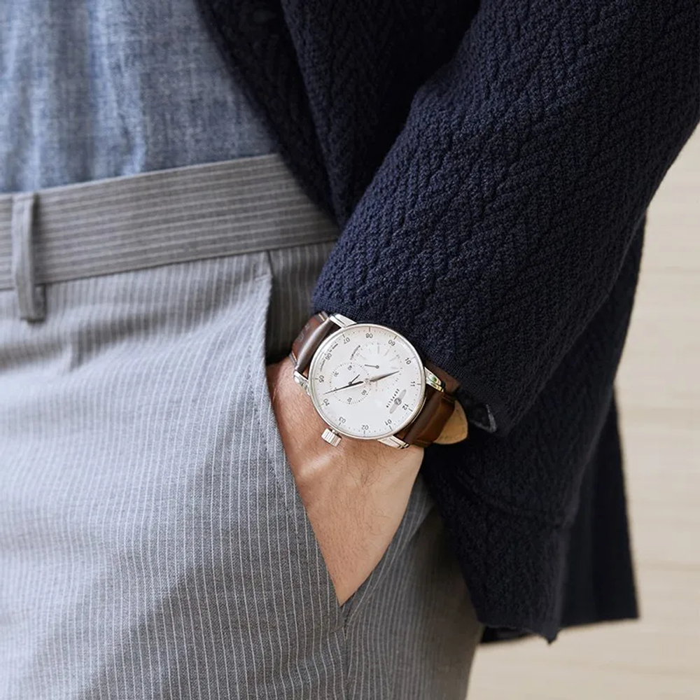 ZEPPELIN Automatic Mechanical Movement Men"s Watches Watch Mother of Pearl Color Watch Dial