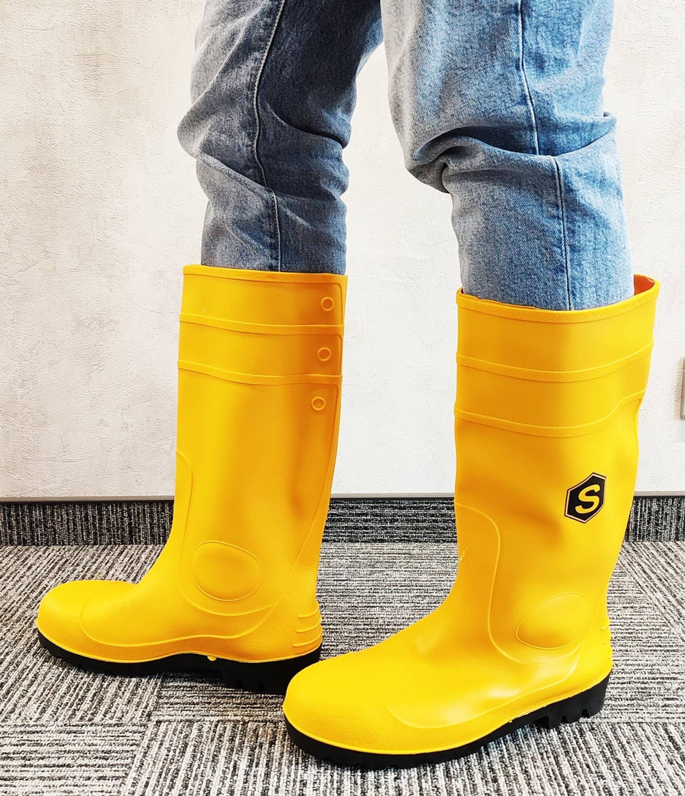 Рабочие сапоги ПВХ с МП желтые 40 Samtools