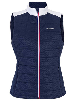 Женская теннисная жилетка Tecnifibre Lady Sleeveless Bomber - небесный