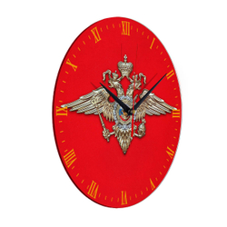 Настенные часы "символика МВД 3d" (-)
