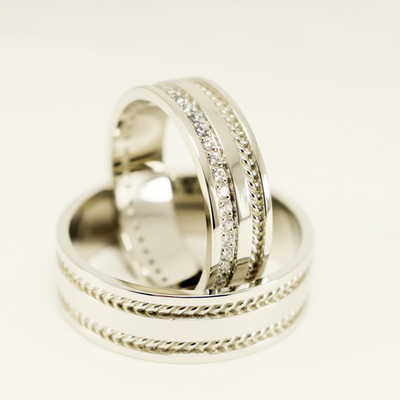 Обручальная пара Современная классика