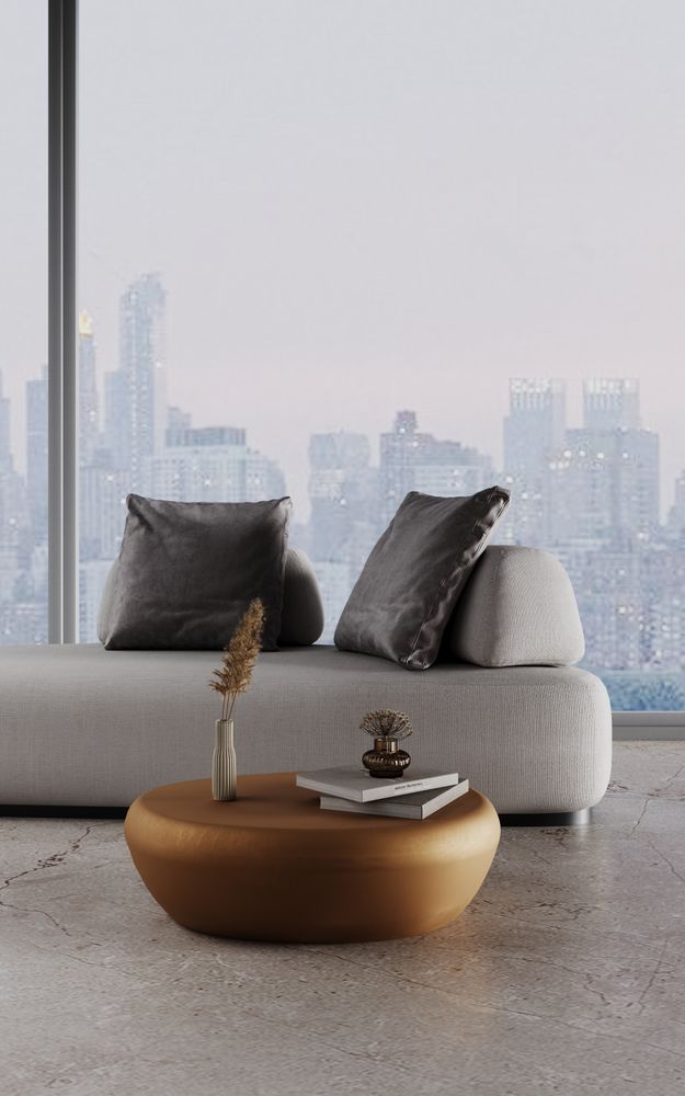 Стол журнальный Ангара бронза