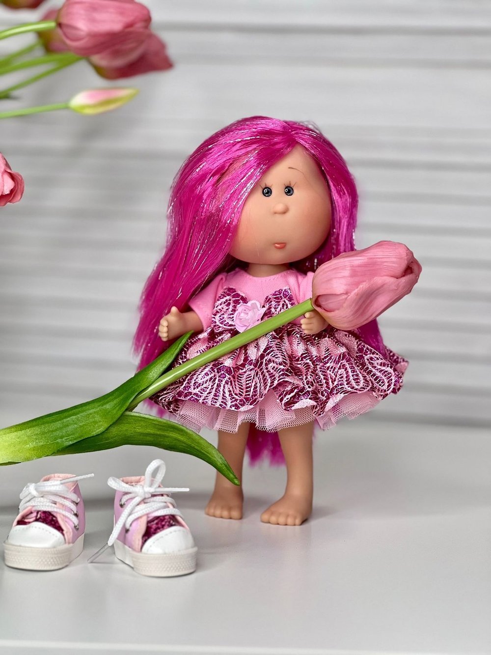 Кукла Nines виниловая 23см Little Mia (3153K)