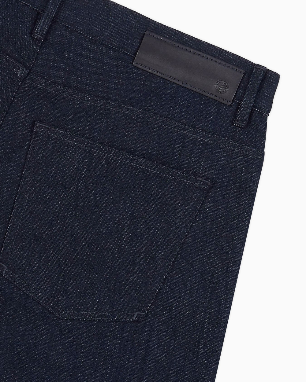 Stretch Cotton Regular Fit Trousers – мужские брюки прямого кроя из стрейч-хлопка от GIORGIO ARMANI