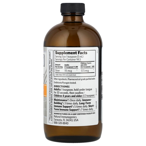 Sovereign Silver, Argentyn 23, Professional Bio-Active Silver Hydrosol, 473 мл (16 жидк. унций)