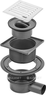Трап BETTOSERB 15x15 Superior 2в1 горизонт. (с мульти-сифоном)