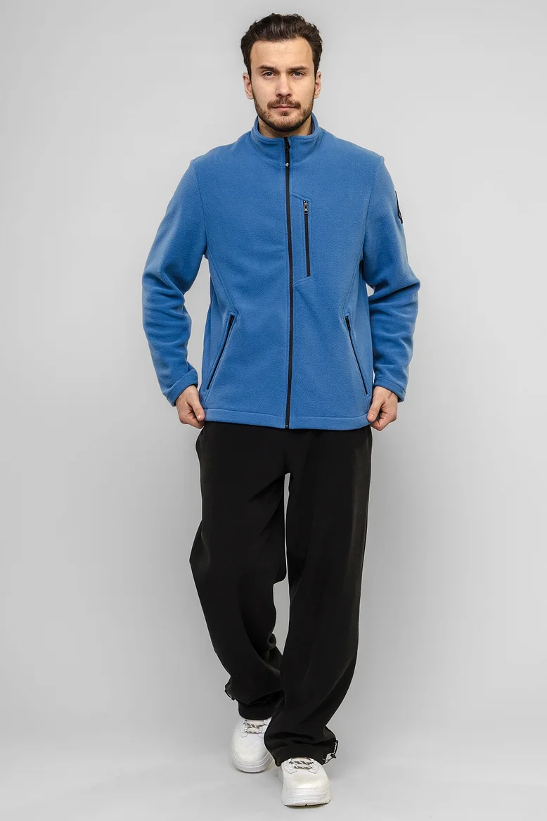 Кофта "НОХО" флисовая мужская, цвет "Полуночная синева"