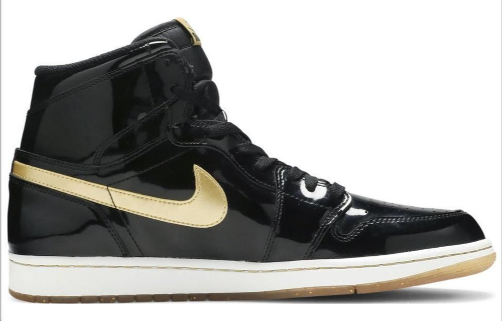 Кроссовки Jordan Air Jordan 1 Retro Black Metallic Gold (2013)