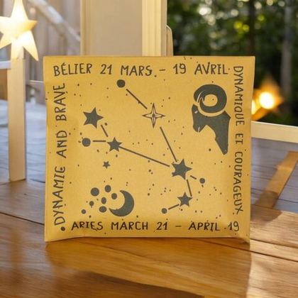 Мыло ARIES Мыло знак зодиака Овен Mas du Roseau 40 мл Желтый