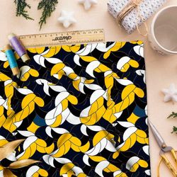 Ткань Ниагара Софт золотистый штамп