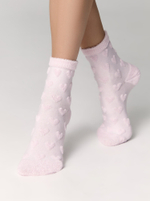 CONTE COMFORT Махровые носки из хлопка с объемными рисунками