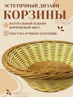 Корзина для хлеба круглая 24*7,5 см CGPro