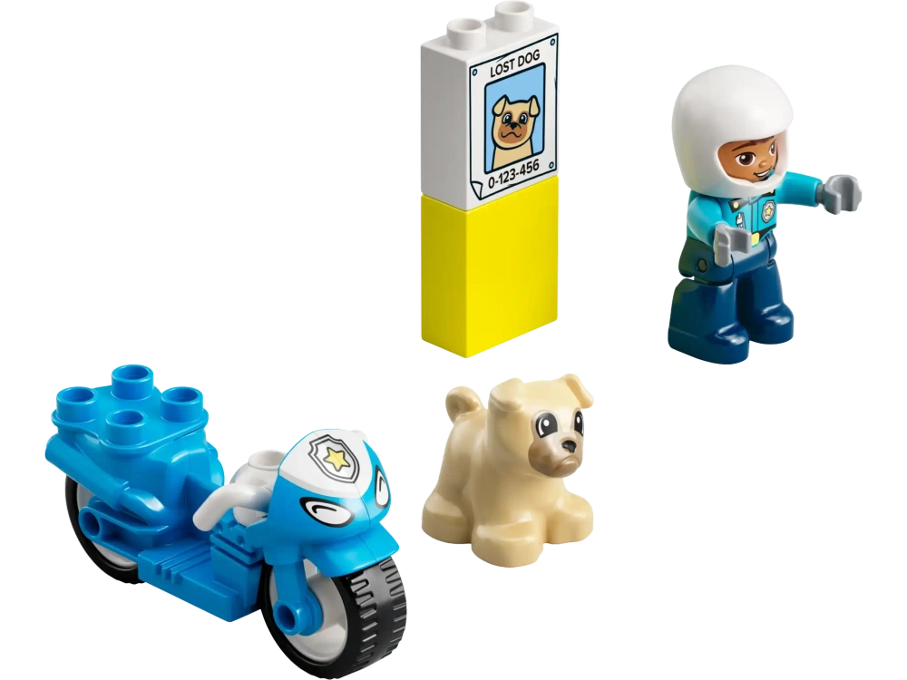 Конструктор LEGO Duplo 10967 Полицейский мотоцикл