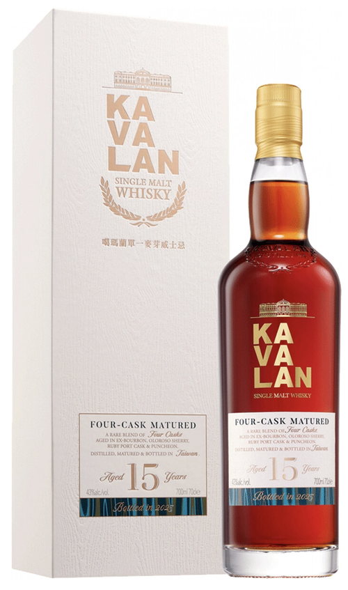 Виски Kavalan Single Malt 15 Years Old, 0.7 л