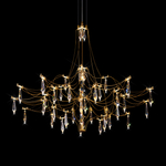 Подвесная светодиодная люстра Loft It Mira 10588/800 Gold Asfour