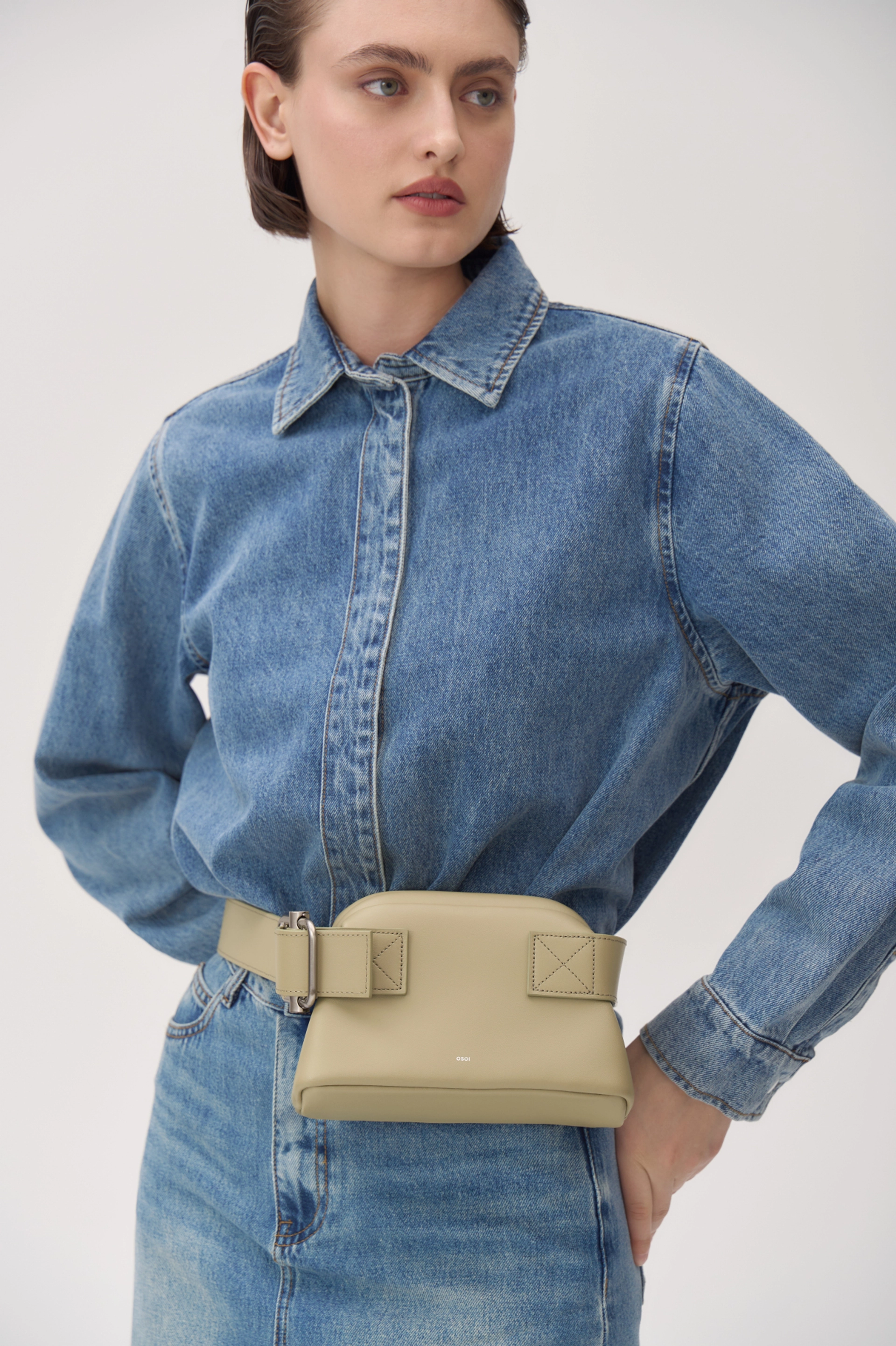 Сумка PECAN BROT Серо-зеленый