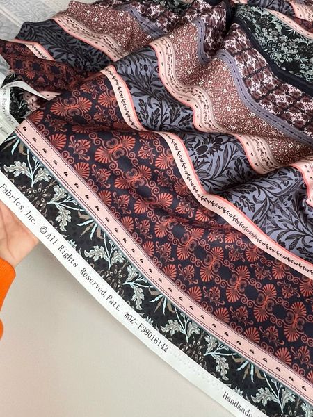 В ПУТИ, КАЙМА В СТИЛЕ МОРРИСА #2 - 100% хлопок 6