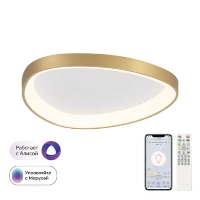 Потолочная светодиодная люстра Citilux Genka Smart CL756A142 LED RGB