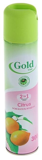 ОСВЕЖИТЕЛЬ ВОЗДУХА GOLD WIND  CITRUS 300МЛ