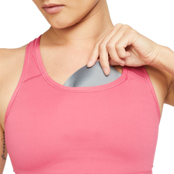 ТОП теннисный Nike Dri-Fit Swoosh Long Line Bra W - archaed pink/black