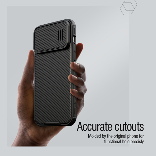 Чехол от Nillkin для iPhone 14 Pro Max, серия CamShield S Case, полуавтоматический механизм сдвижной шторки