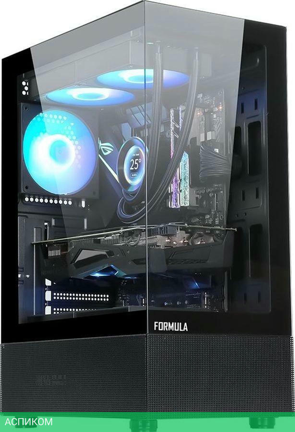 Корпус Formula V Line Crystal Z1 Plus без БП черный