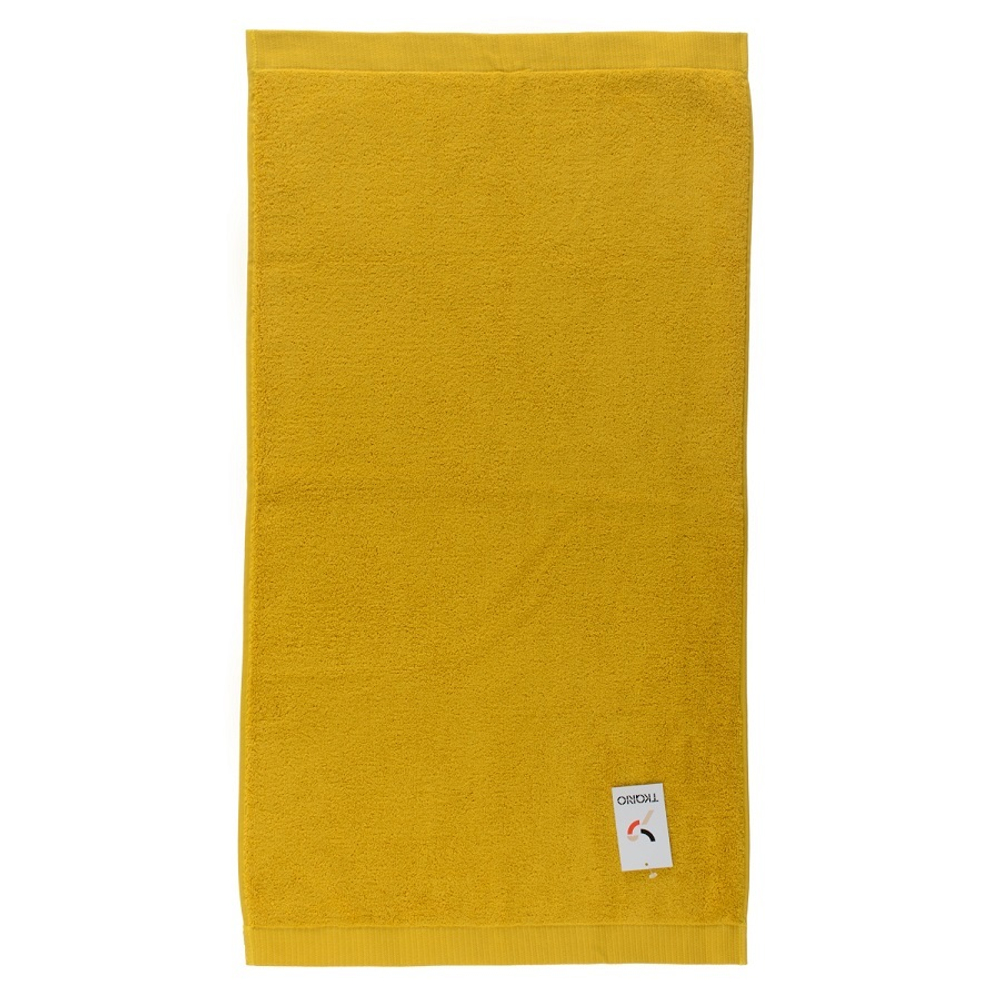 Полотенце банное горчичного цвета из коллекции essential, 70х140 см