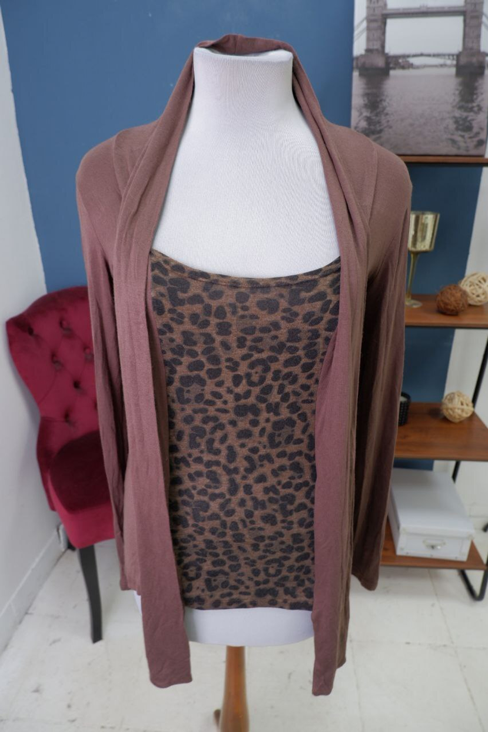 Джемпер комбинированный 46 размер