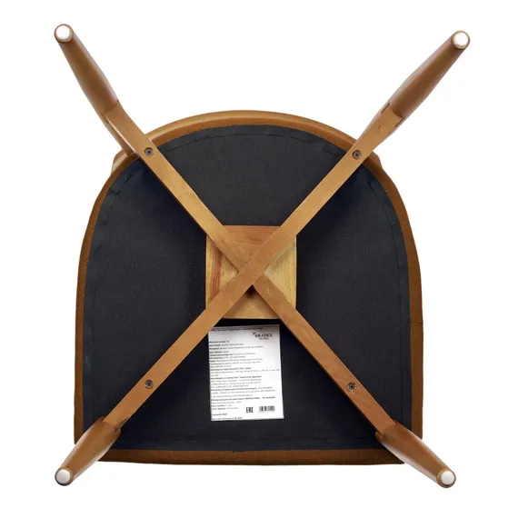 Стул Mod, орех, терракотовое букле