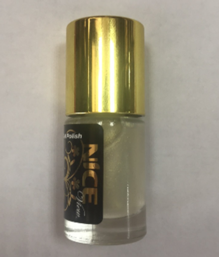 Nice View Лак для ногтей Ouck Dry, тон №009, Бело-золотой перламутровый , 7 мл